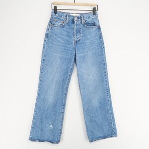 Aritzia Blue Flare & Wide Leg Jeans